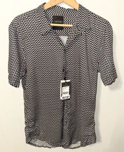 Youcom Black and White Men's Shirt NEW