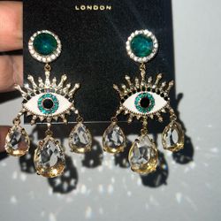 Kurt Geiger Evil Eye Necklace Or Earrings