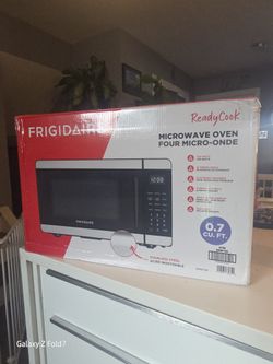 George Washington high school.  

Frigidaire, 0.7 Cu. Ft. Countertop Microwave Oven, Stainless Steel EMW729