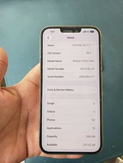 Brand New Conditions No Cracks No Dents No Locked. Is unlocked of any type. Paid off gold Edition IPHONE 13 pro Max 256GB $400! Firm. The watch $250!.
