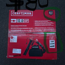 Craftsman 3 In 1 Corded Leaf Blower, Vacuum, Mulcher 