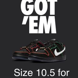 Nike Dunks low x Bronx Girls skate ,DS, size 10.5