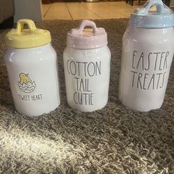 Rae Dunn Easter Canisters 