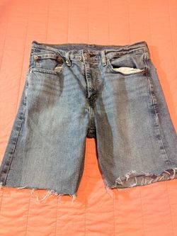 Men’s Levi’s 505 Denim Cutoff Shorts – W32 1661
