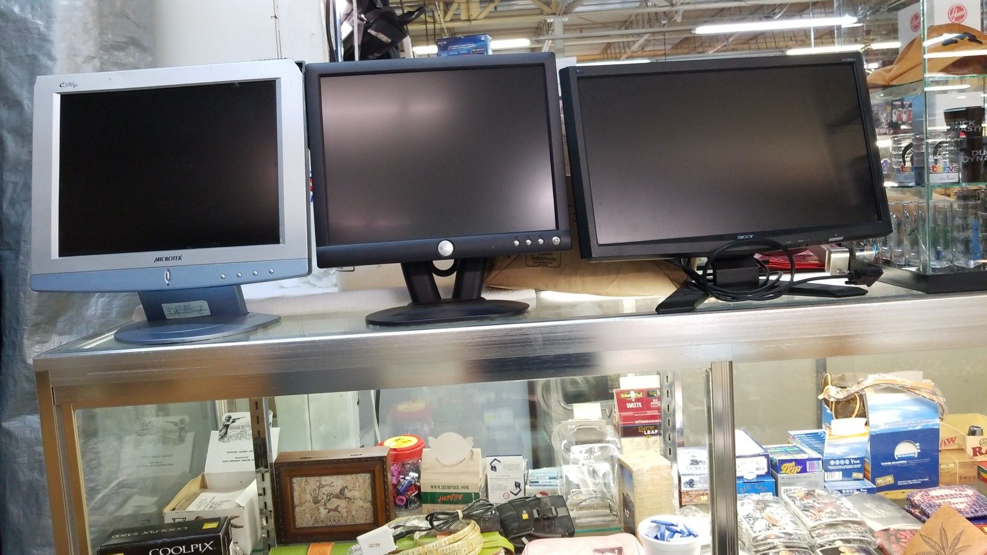 computer screen