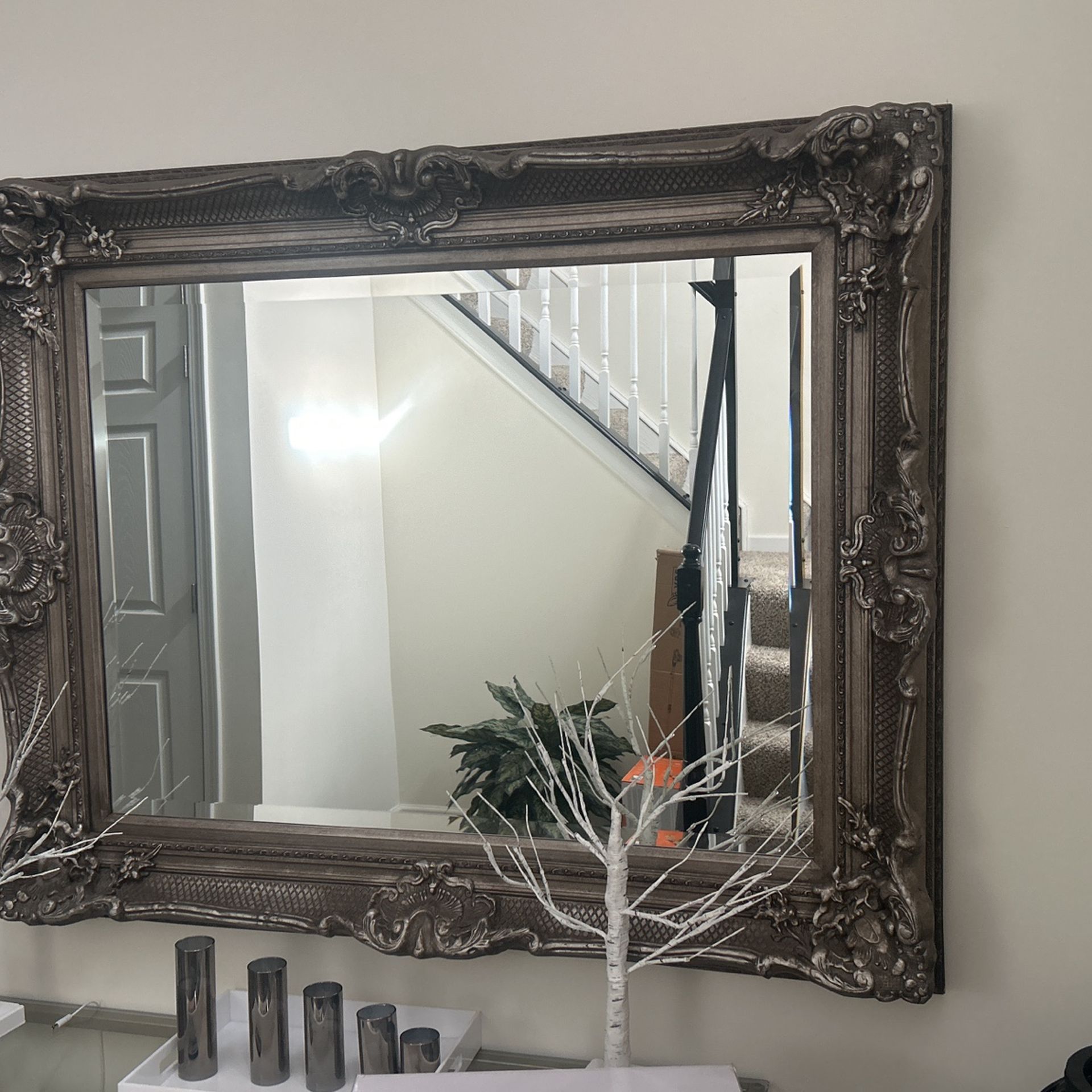 Large Mirror And Console