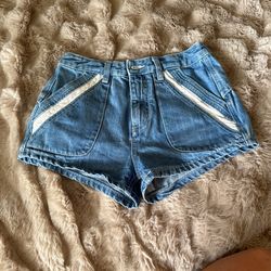 Free People Jean Shorts