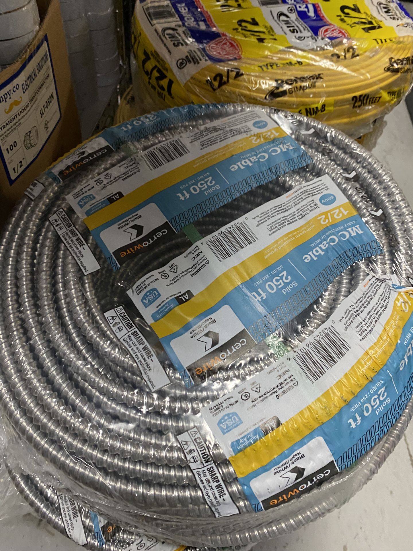 12/2 250ft Mc Cable Wire