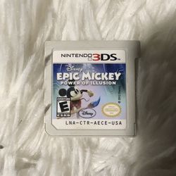 Epic Mickey Power Of Illusion 