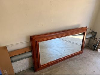Hardwood Full-size Mirror