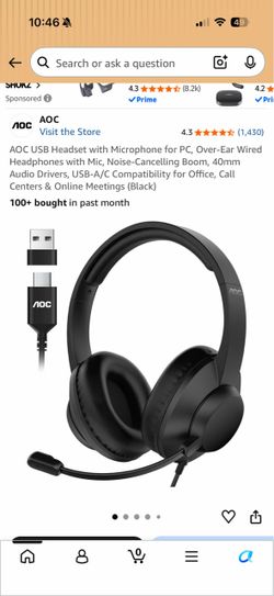 New Wired Office USB Headset