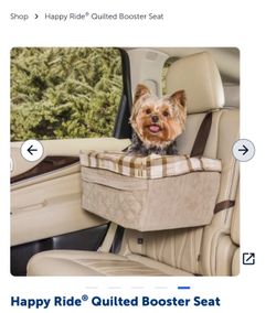 Pet safe Quilted Booster Seat