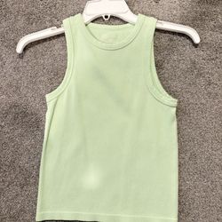 Pastel Green Tank Top