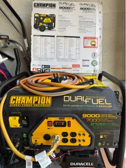 Champion Dual Fuel Generator