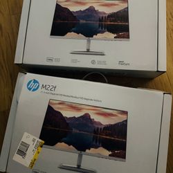 2 hp 21.5 Inch monitors