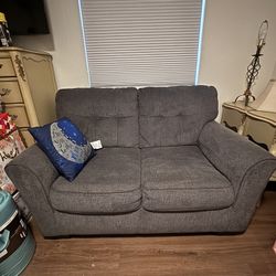 Gray Loveseat
