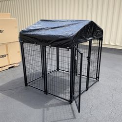 (New) $170 Heavy Duty Dog Kennel Crate with Cover Pet Playpen 4x4x4.5ft