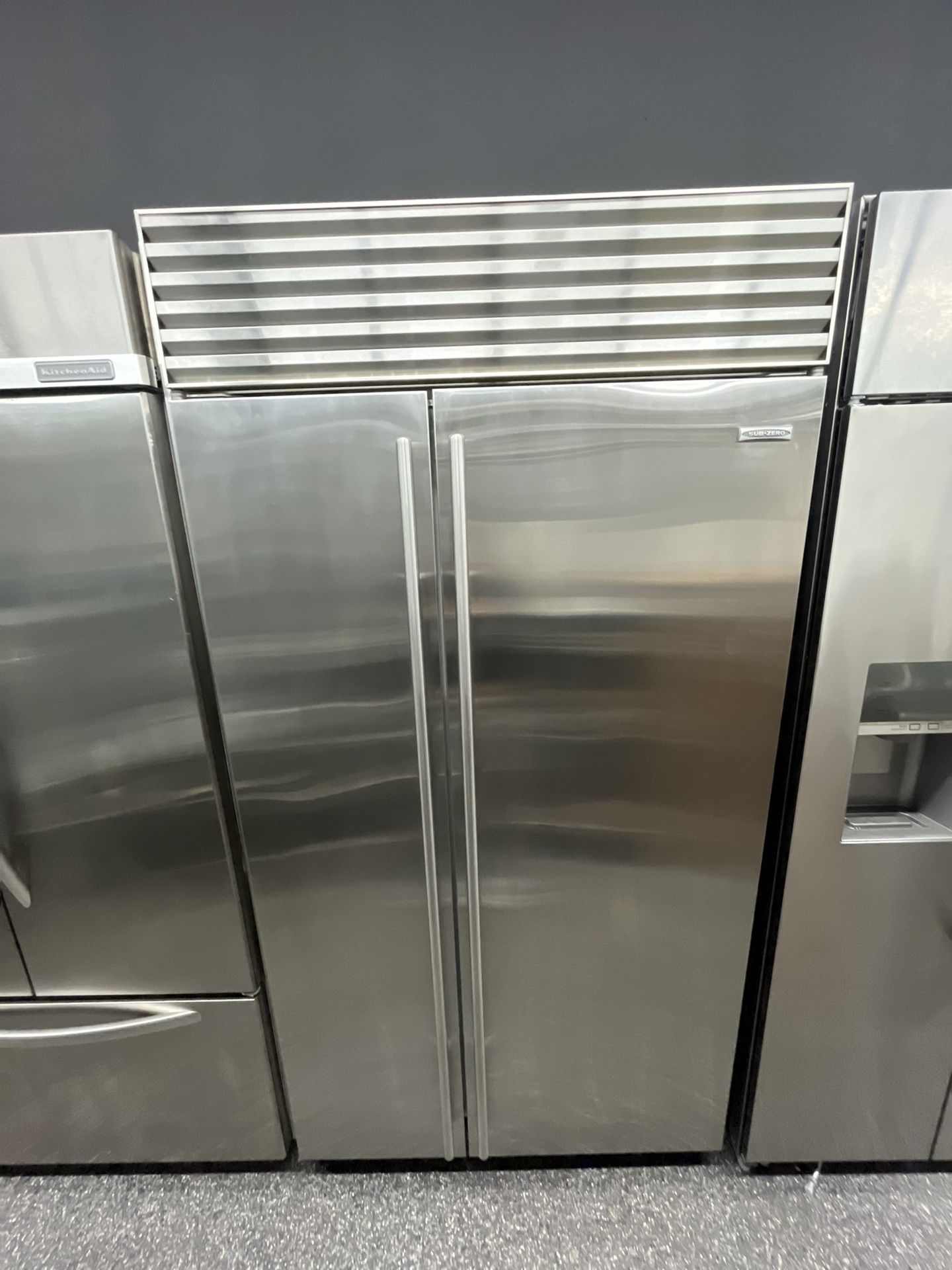 Sub Zero Built In Side By Side 42” Refrigerator Counter Depth
