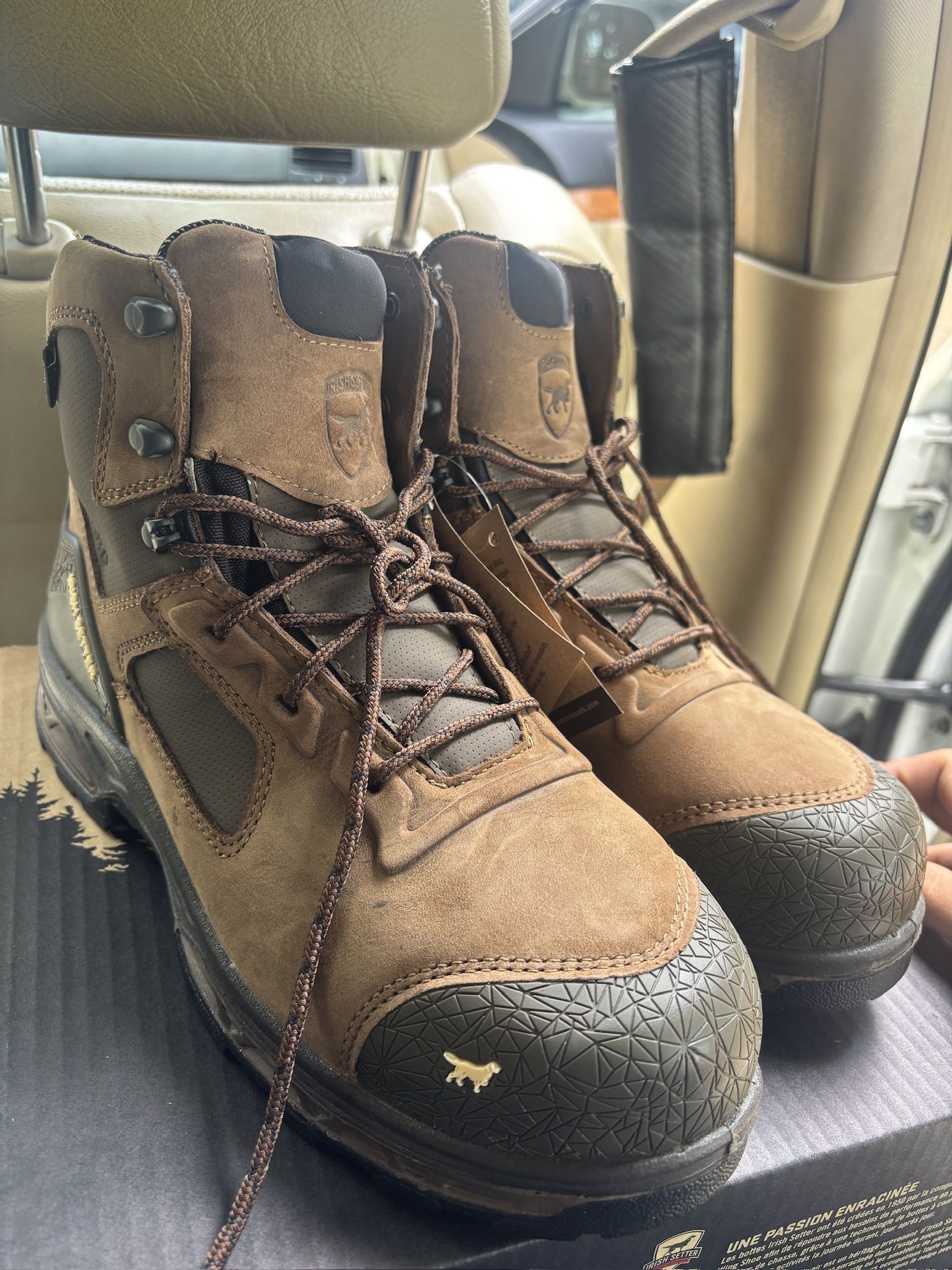 BRAND NEW, NEVER WORN Steel Toe Work Boots. Iron Age Hauler IA0194 - Men main image 4