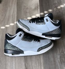 Jordan 3 wolf grey size 11.5
