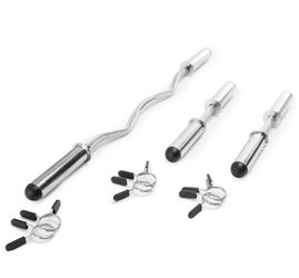 Olympic hollow bar kit curl bar dumbbell handle set