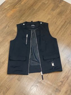 Men’s Black Zara Utility Vest