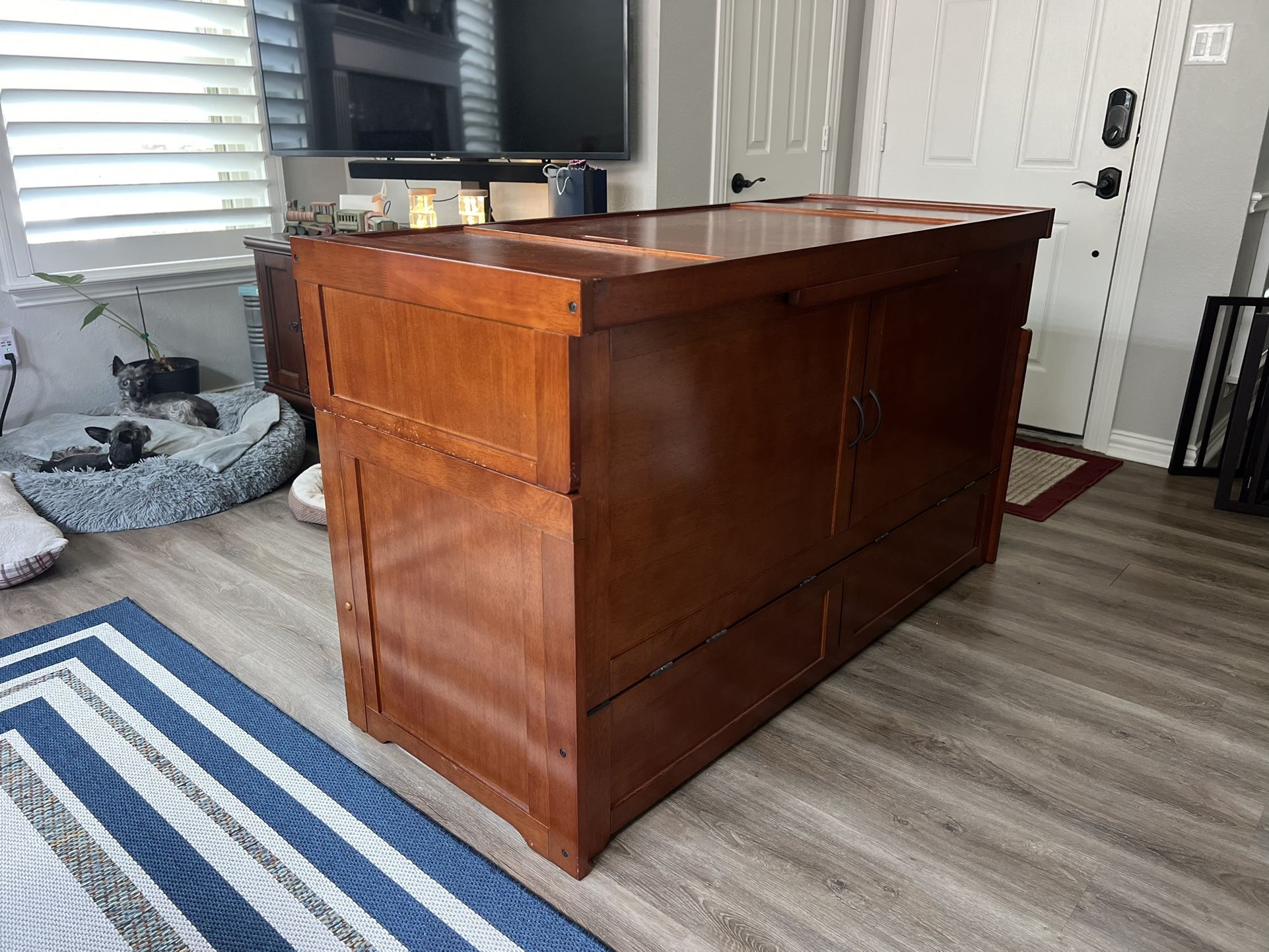 Cherry Queen Cabinet Bed-Save $$$$