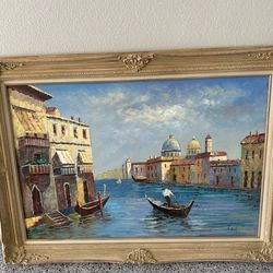 Venetian Canal Scene