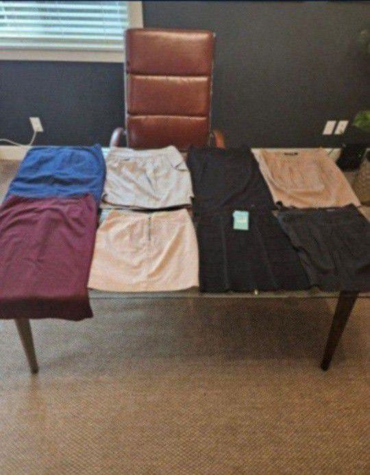 8 Skirts - Size Small And XS - Forever 21 - NYC&CO - Great Deal!