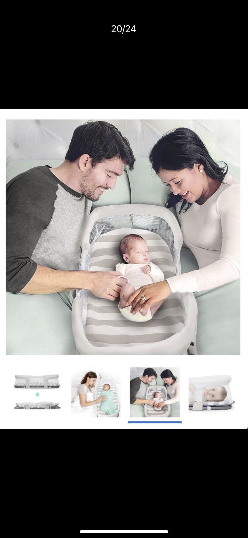 Infant Portable Sleeper, Bassinet 