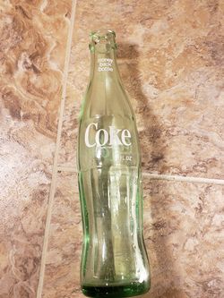 Vintage Coca Cola Coke 10 fl oz Green Glass Bottle 73 Brenham, Texas