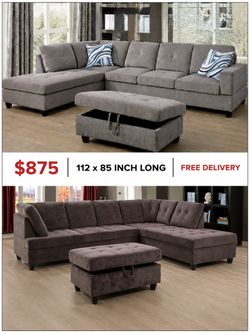 🌼FREE DELIVERY🌼Brand New Sectional Sofa Couch