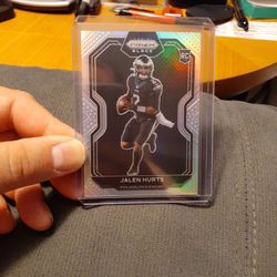 Jalen Hurts Prizm Black Silver. Mint. 