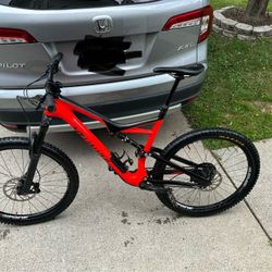 Full Carbon Full Suspension Specialized Stump Jumper Mountain Bike XL