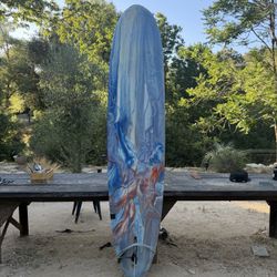9ft Surfboard. Custom Paint Job. No Dings.