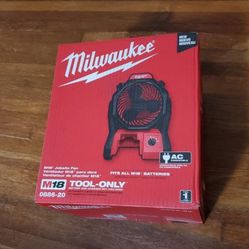 BRAND NEW/UNOPENED Milwaukee M18 Jobsite Fan (TOOL ONLY)