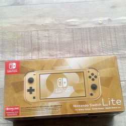 Nintendo Switch Lite: Hyrule Edition with Bonus Nintendo Switch Online + Expansion Pack