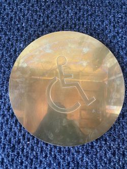 Brass plate (ADA)