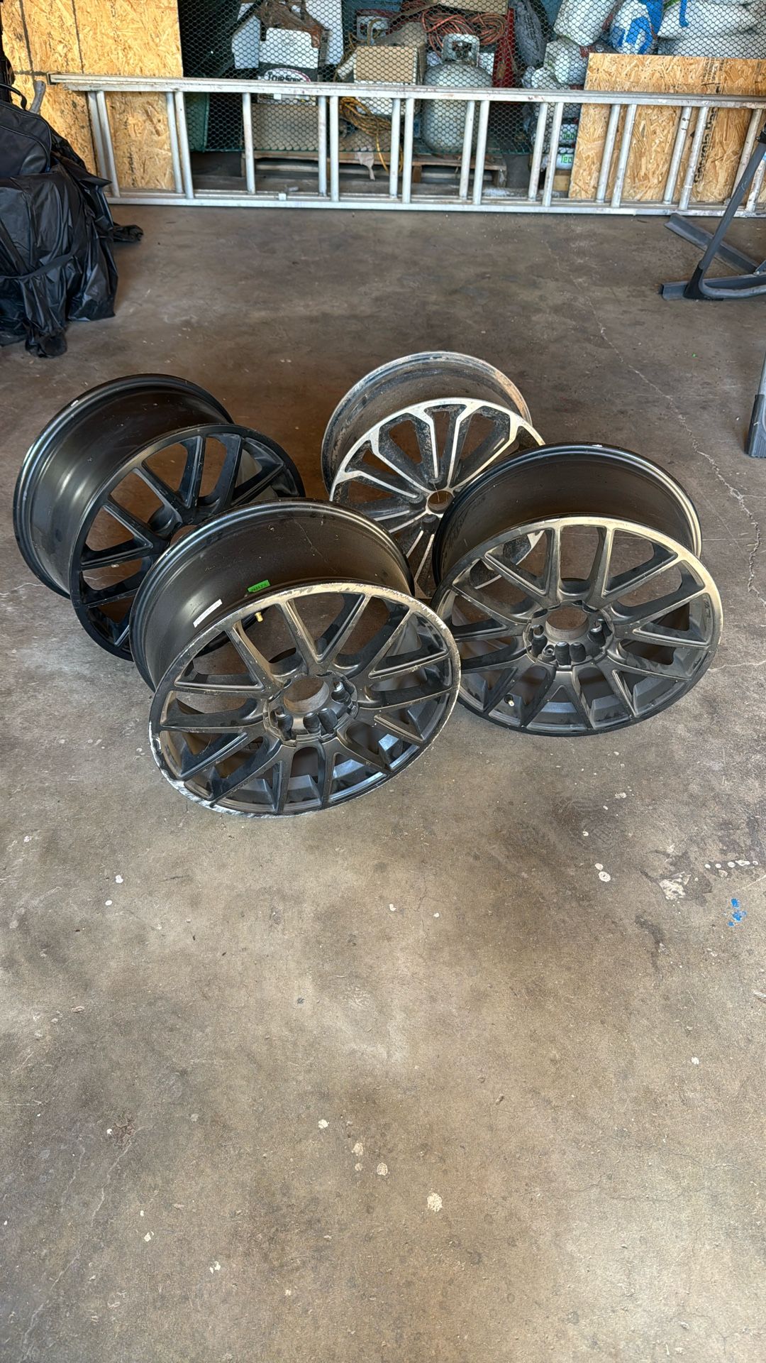 BMW Black Alloy Rims Wheels PCD Code 09(5-112/120)