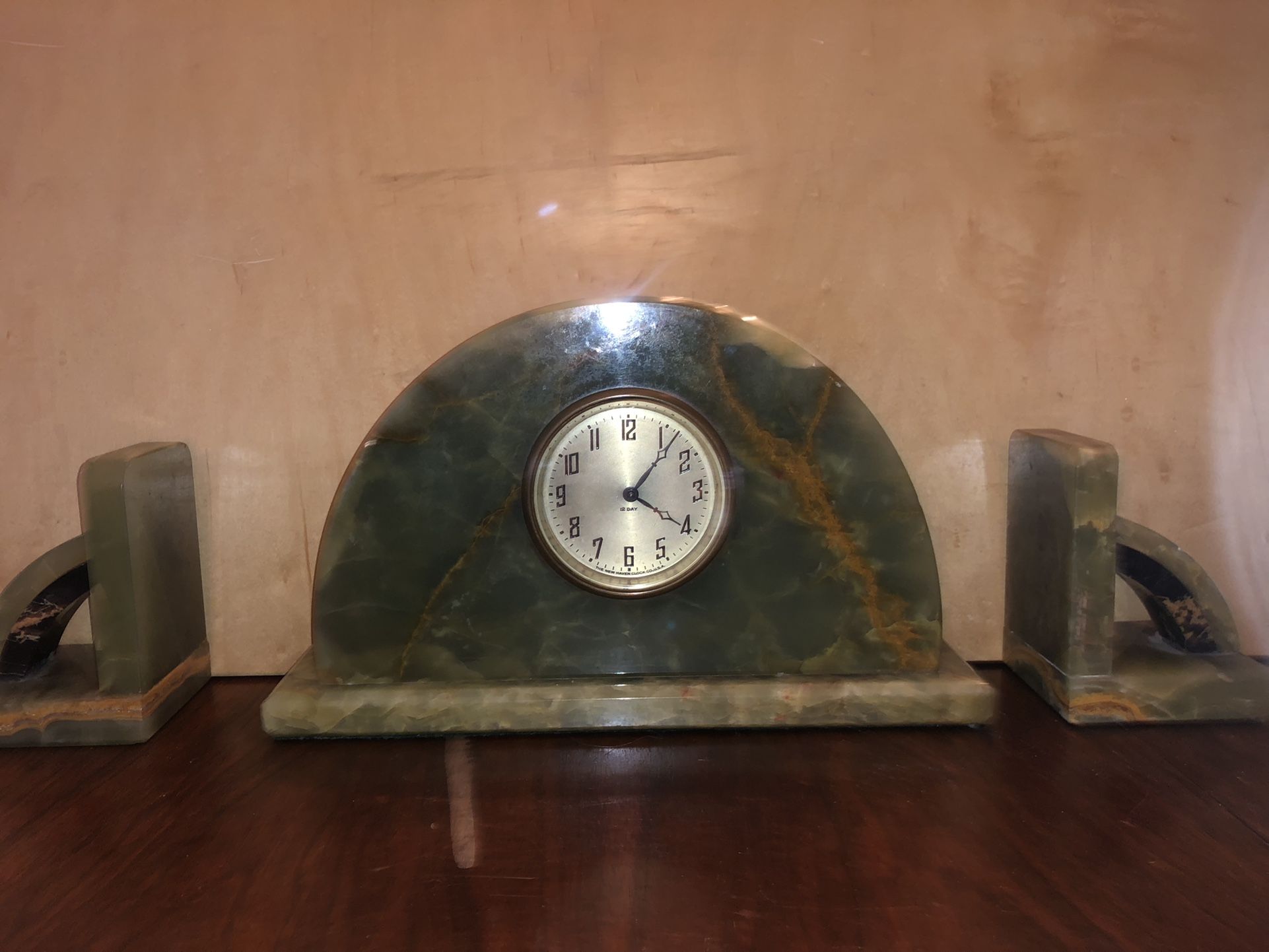 Art Deco Clock Set