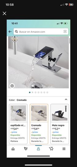 Brand New Bathroom Faucet Grifo De Baño With Led Ligths