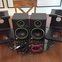 Mackie CR3 3.5” Studio Monitors w/ Stands