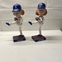 2 Dodgers Dustin May Bobble Heads
