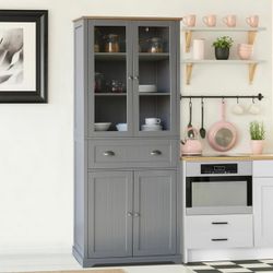Kitchen Pantry Storage Cabinet 