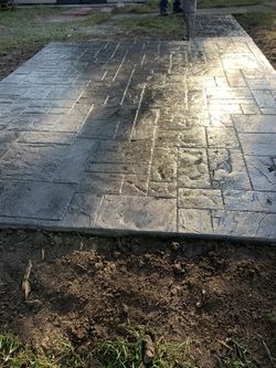 Stamped Patio