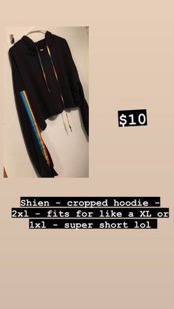SHEIN Cropped Hoodie
