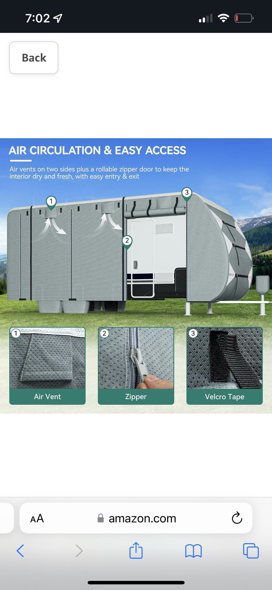 YITAHOME 30-33FT Upgraded Class A RV Cover Super Thick Waterproof Windproof Anti-UV Rip-Stop Motorhome Covers 4 Tire Covers