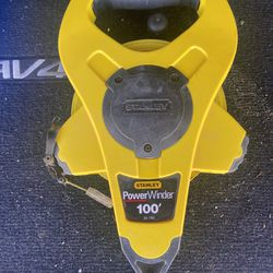 Stanley 100’ Power Wonder Measuring Tape 