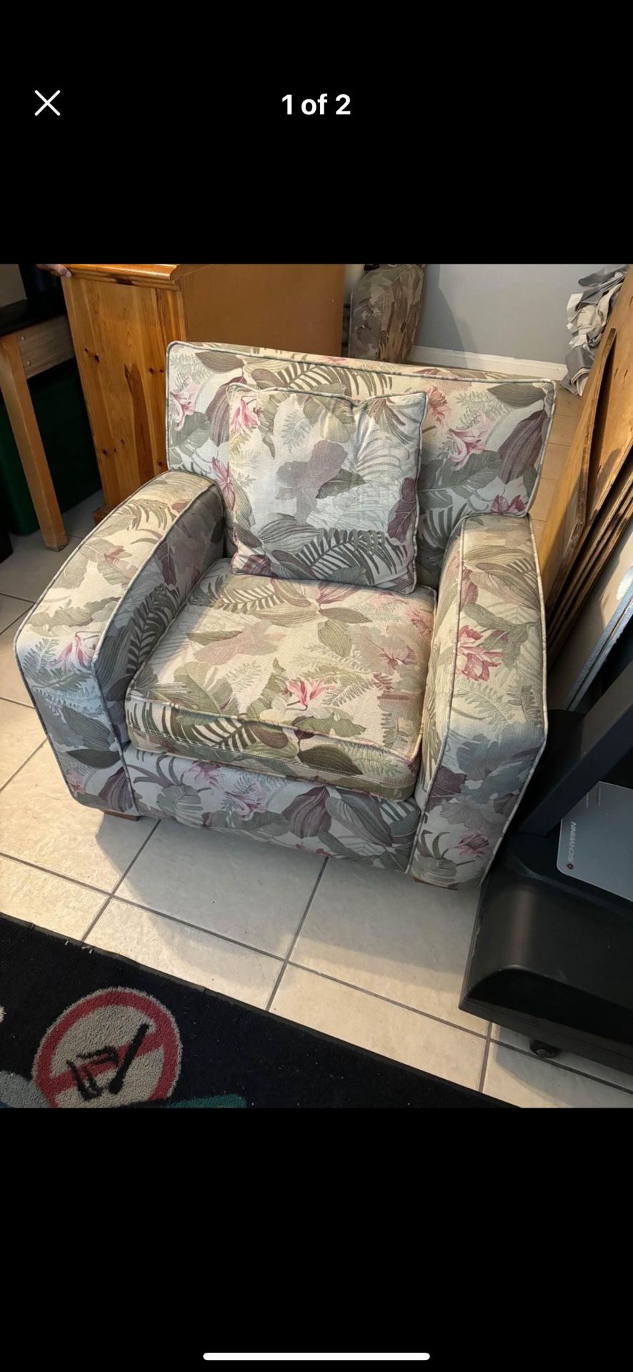 Printed Chairs (2ea.)