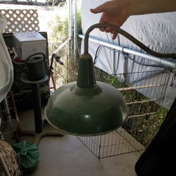 Large  Porcelain  Gas Station  Light
